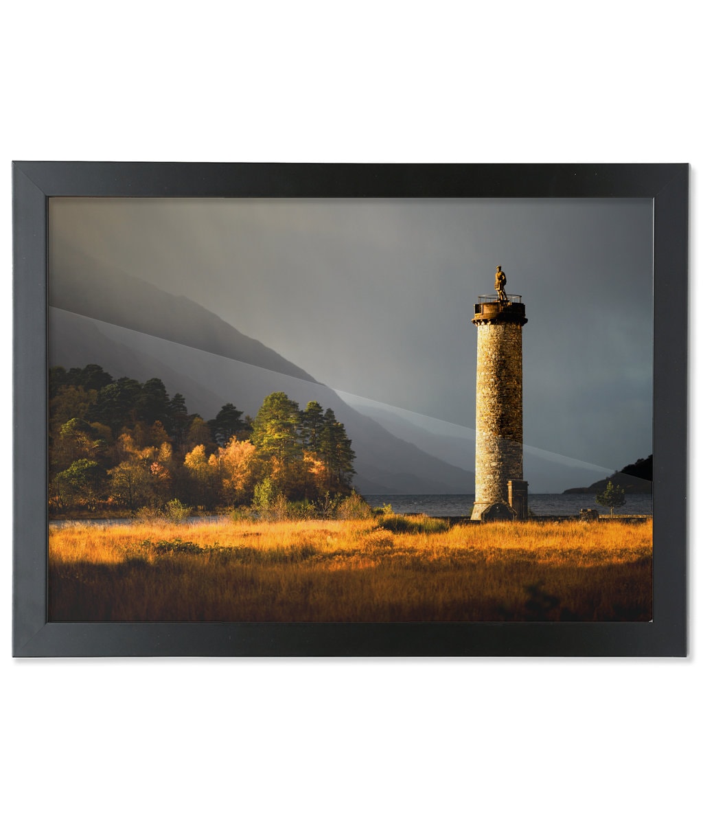 A2 Glenfinnan Monument Giclée Framed Print -  Wall Art for Living Rooms, Bedrooms, Office Decor or Hotel Art, High Quality