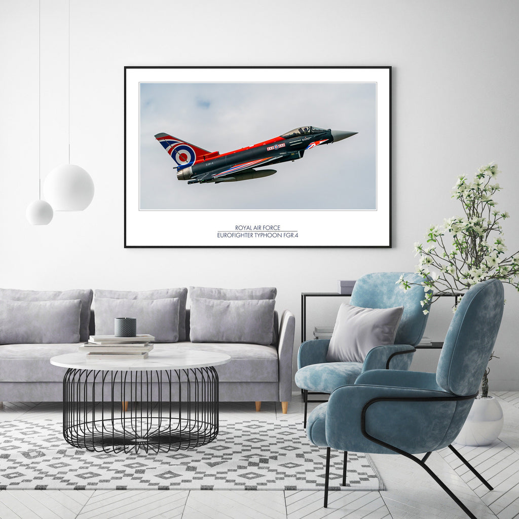 Digital Download, RAF Typhoon Image for printing up to A1 Size either on Canvas, Photographic Paper or Poster Wall Art