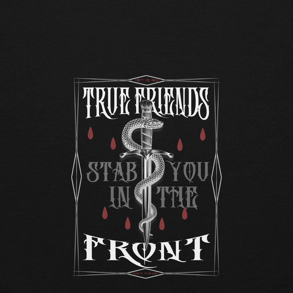 BMTH - True Friends Inspired Unisex Hoodie, with Embroidered Front and Sleeves / Bring Me The Horizon