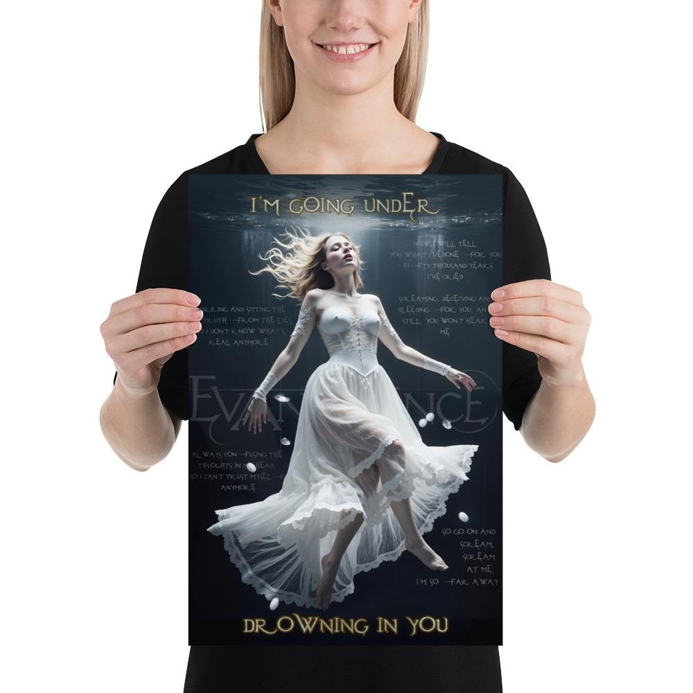 EVANESCENCE - Going Under Lyrics Poster