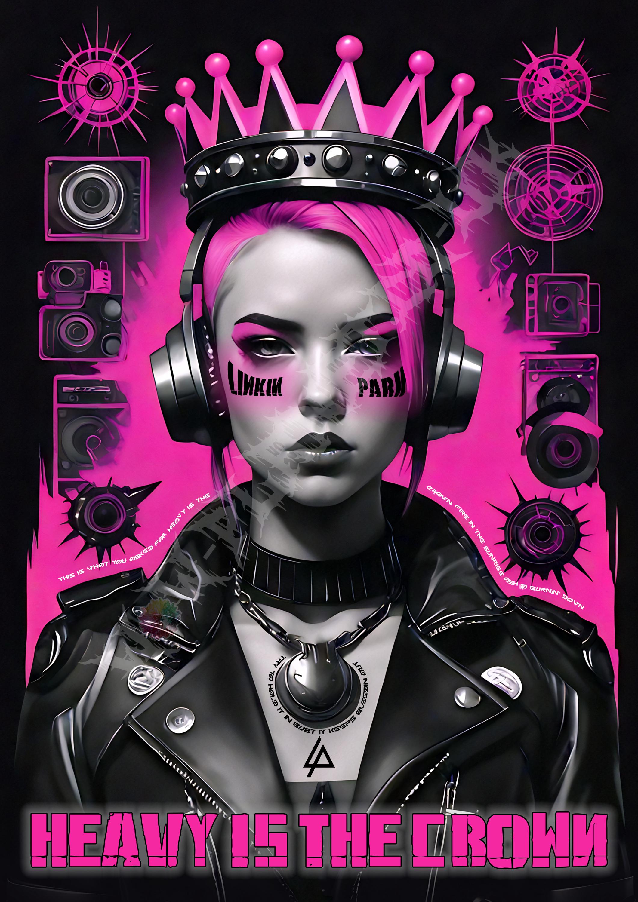 LINKIN PARK POSTER - Heavy Is The Crown Wall Art