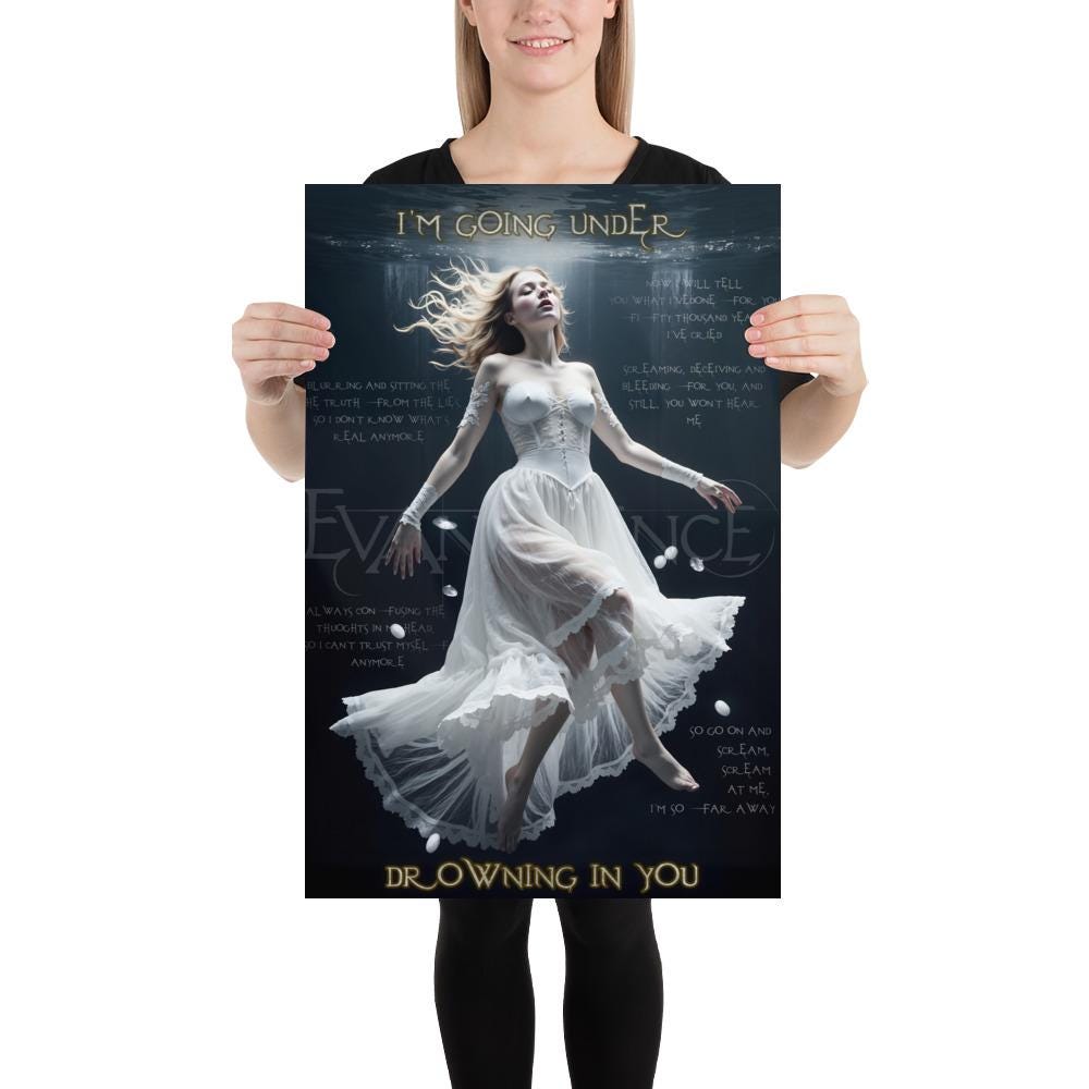 EVANESCENCE - Going Under Lyrics Poster