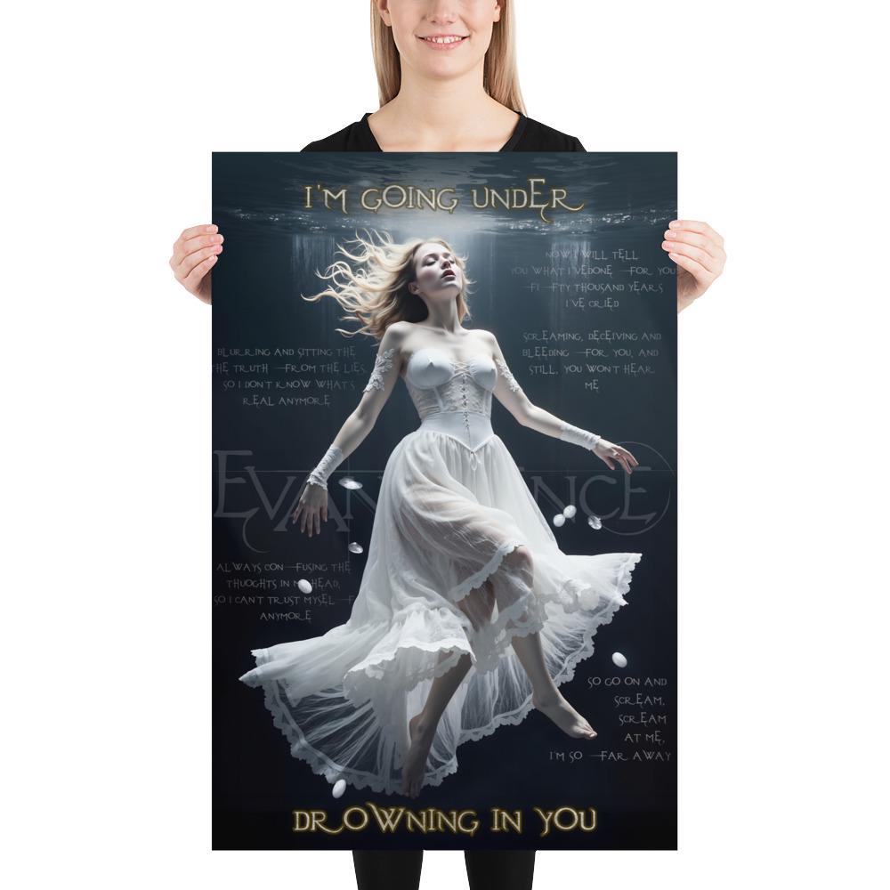 EVANESCENCE - Going Under Lyrics Poster