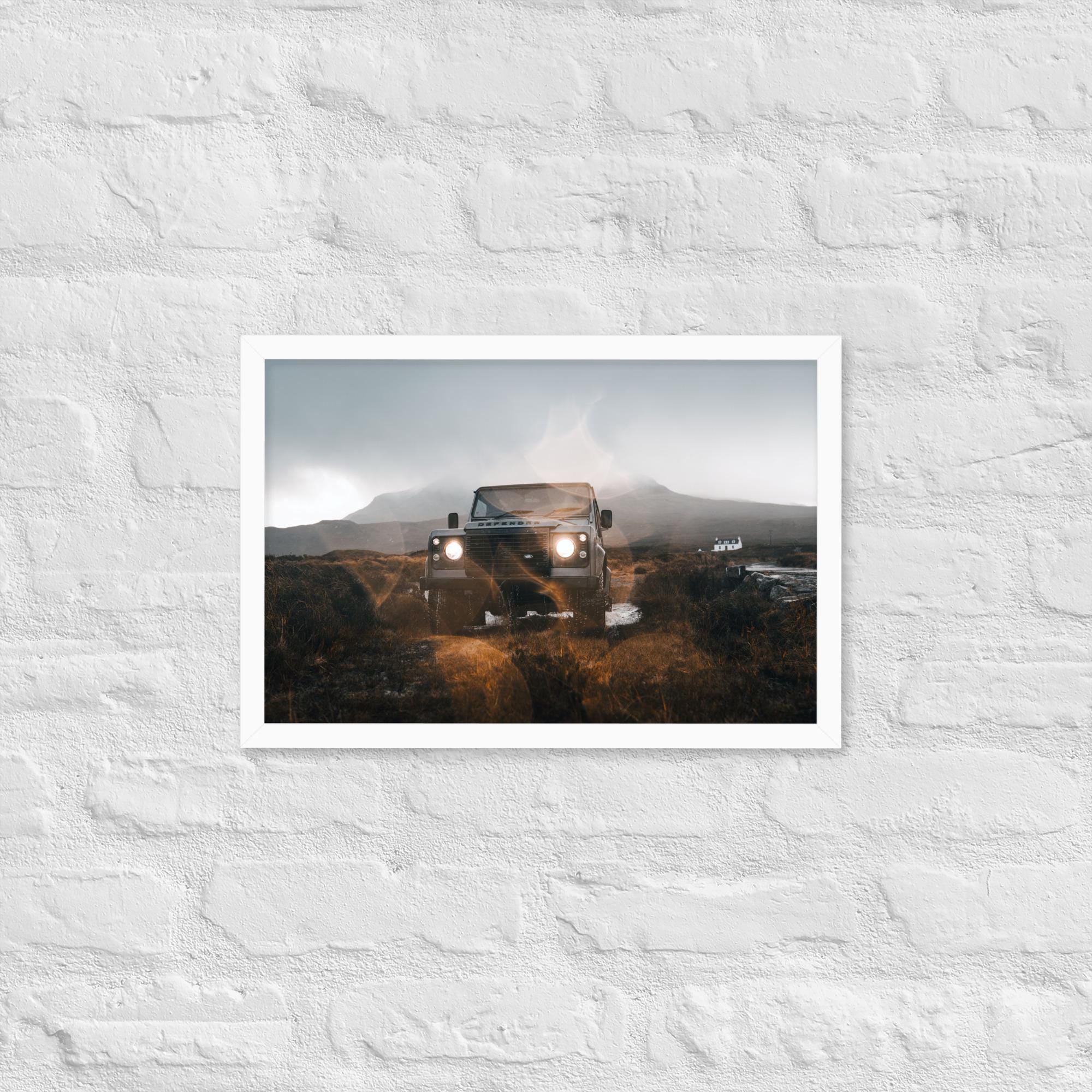 Land Rover Defender - Framed Print, Defender 110