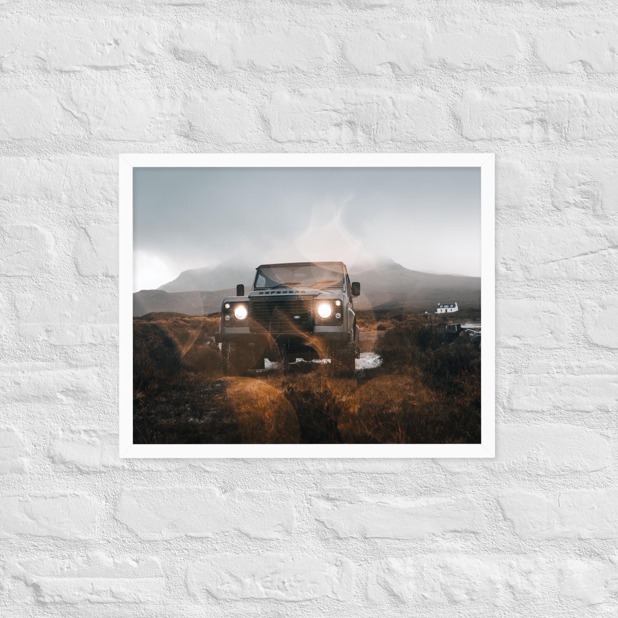 Land Rover Defender - Framed Print, Defender 110