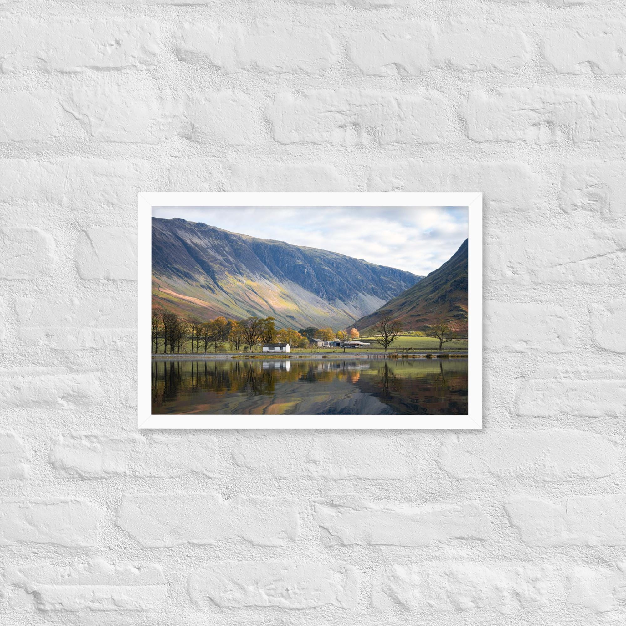 Calm Reflection, Buttermere | Framed Print, Multiple Sizes Available