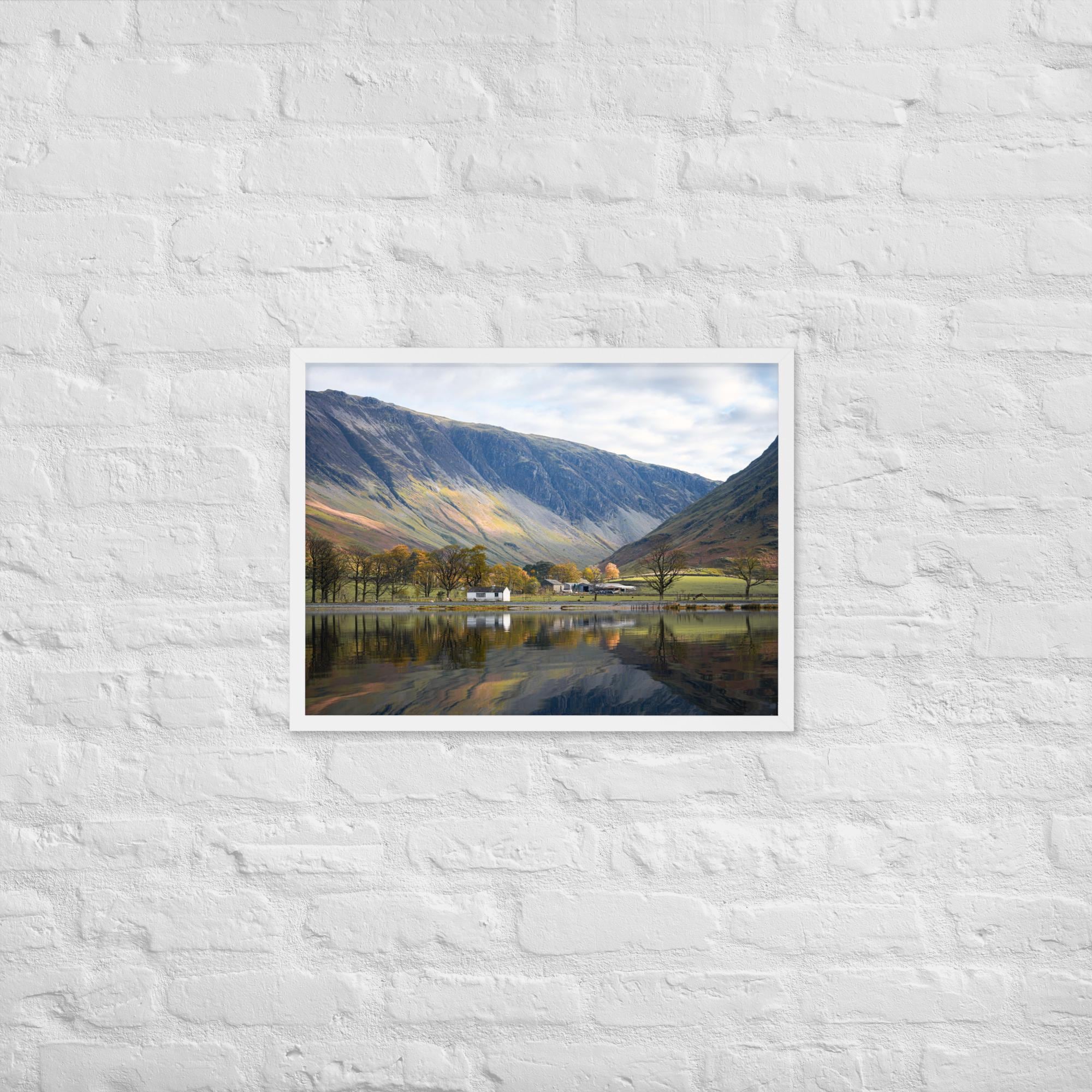 Calm Reflection, Buttermere | Framed Print, Multiple Sizes Available