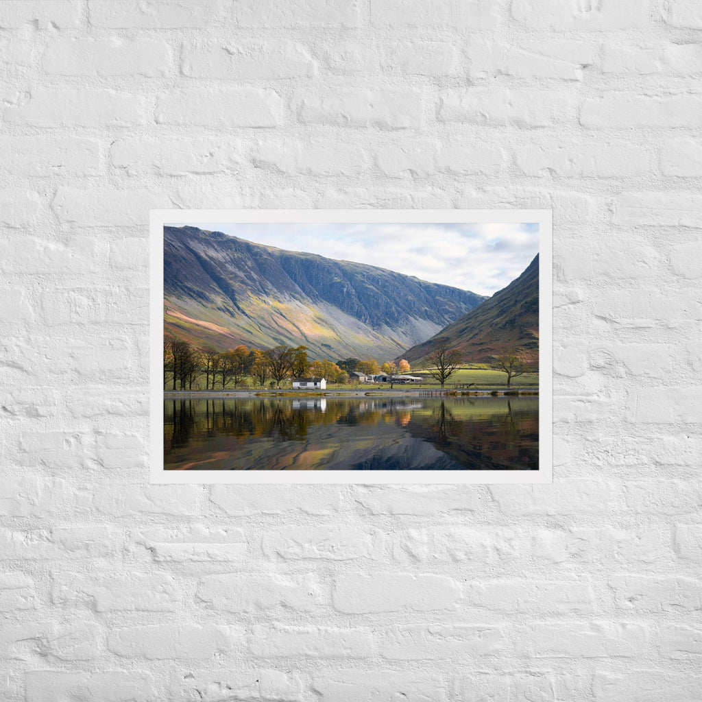 Calm Reflection, Buttermere | Framed Print, Multiple Sizes Available
