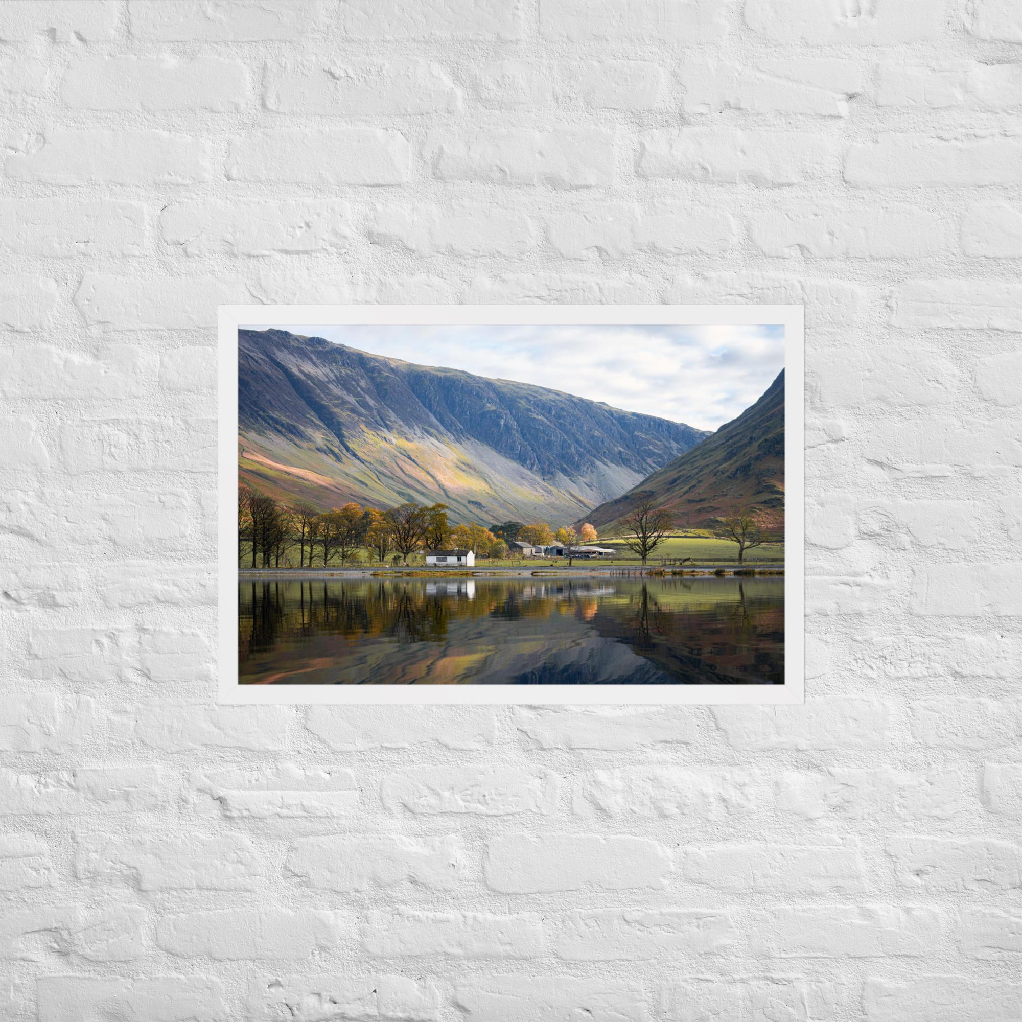 Calm Reflection, Buttermere | Framed Print, Multiple Sizes Available
