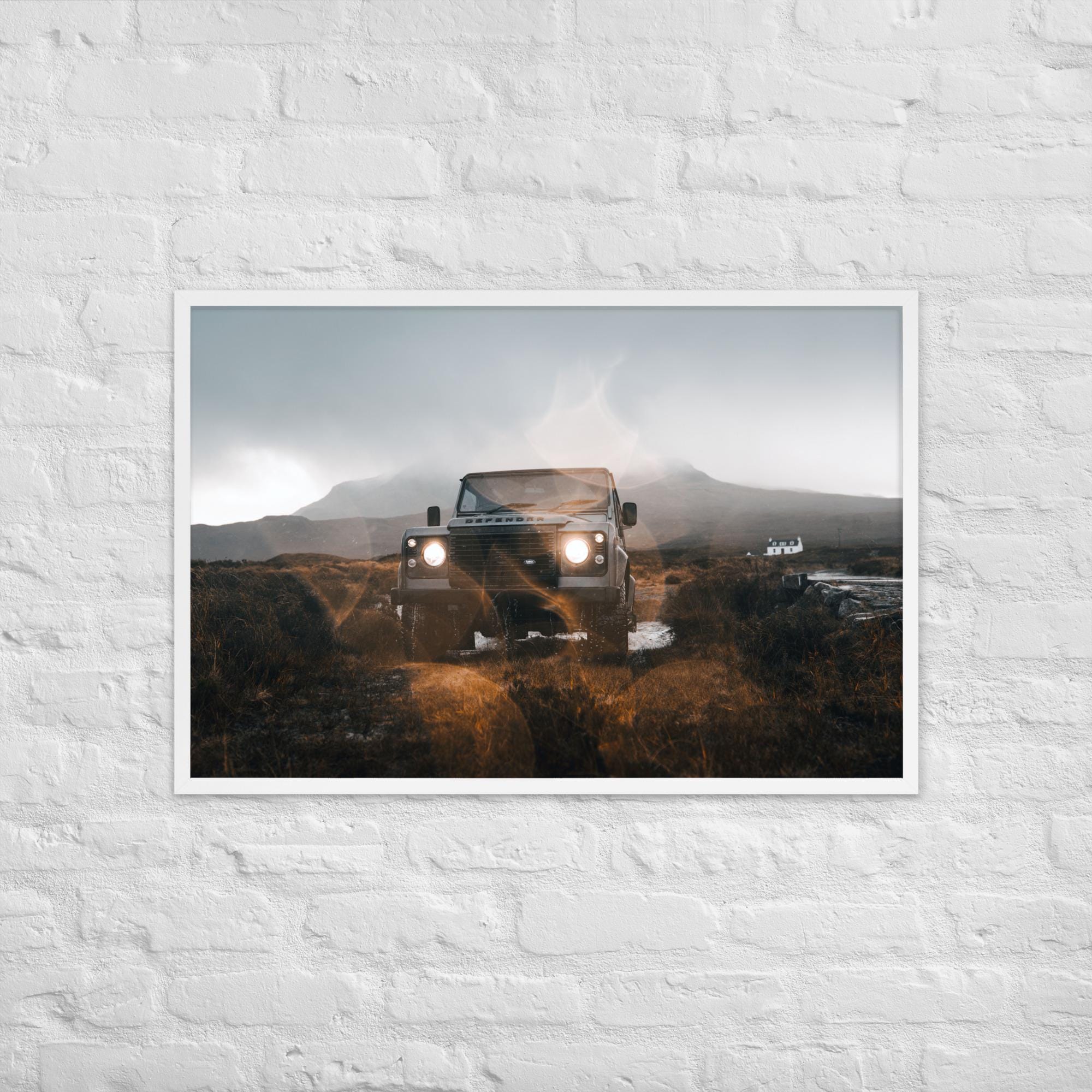 Land Rover Defender - Framed Print, Defender 110