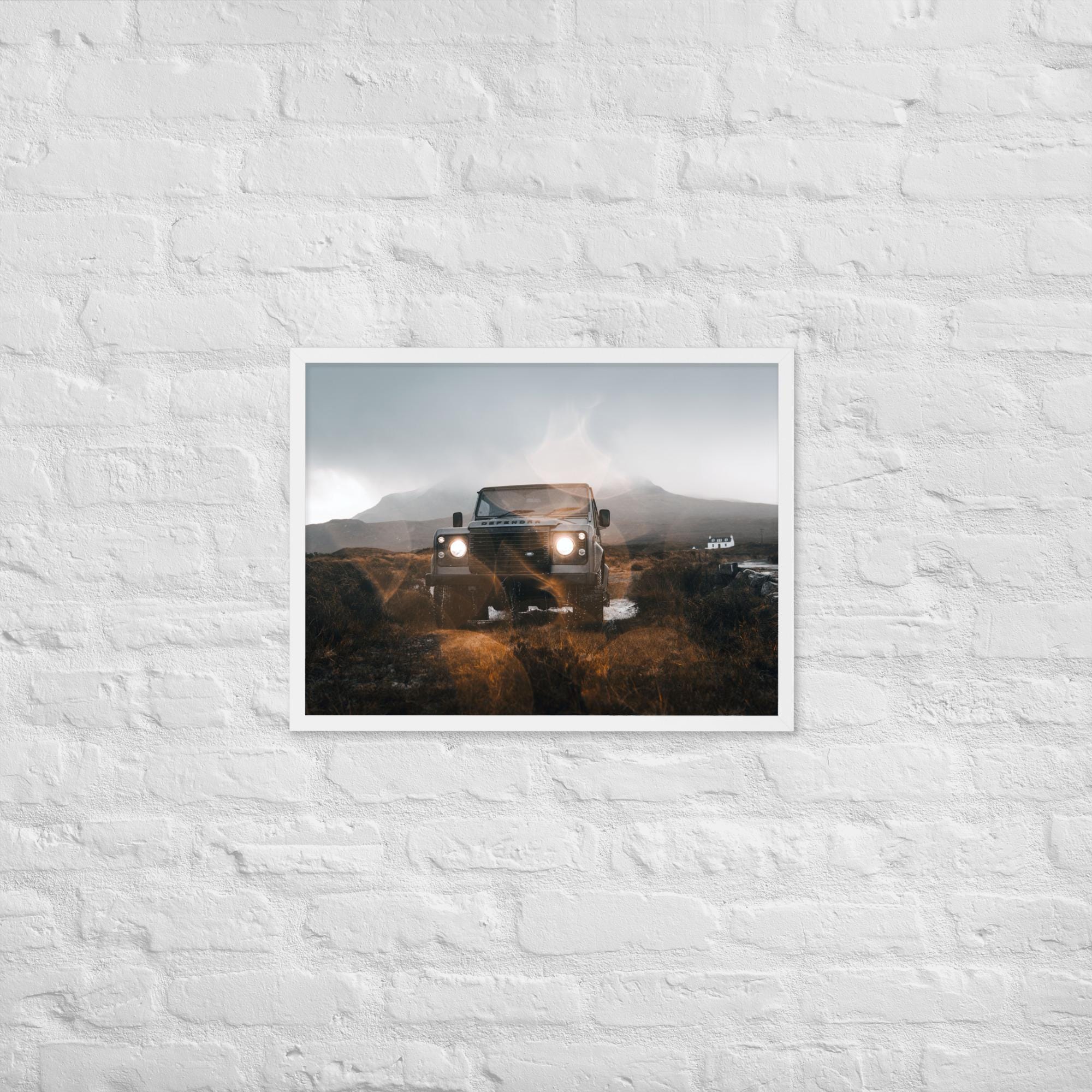 Land Rover Defender - Framed Print, Defender 110