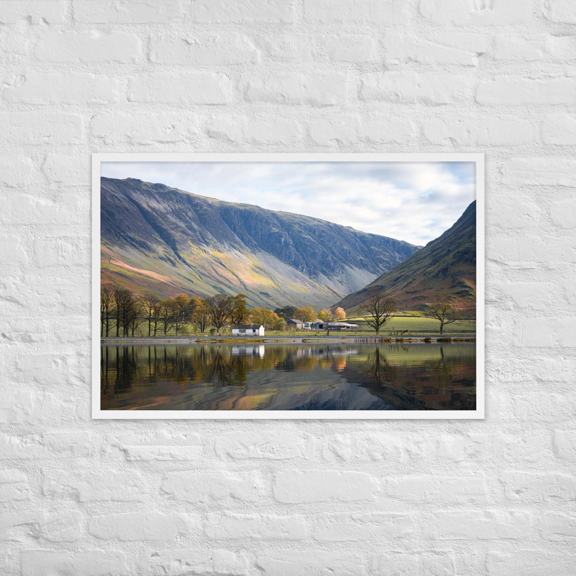Calm Reflection, Buttermere | Framed Print, Multiple Sizes Available