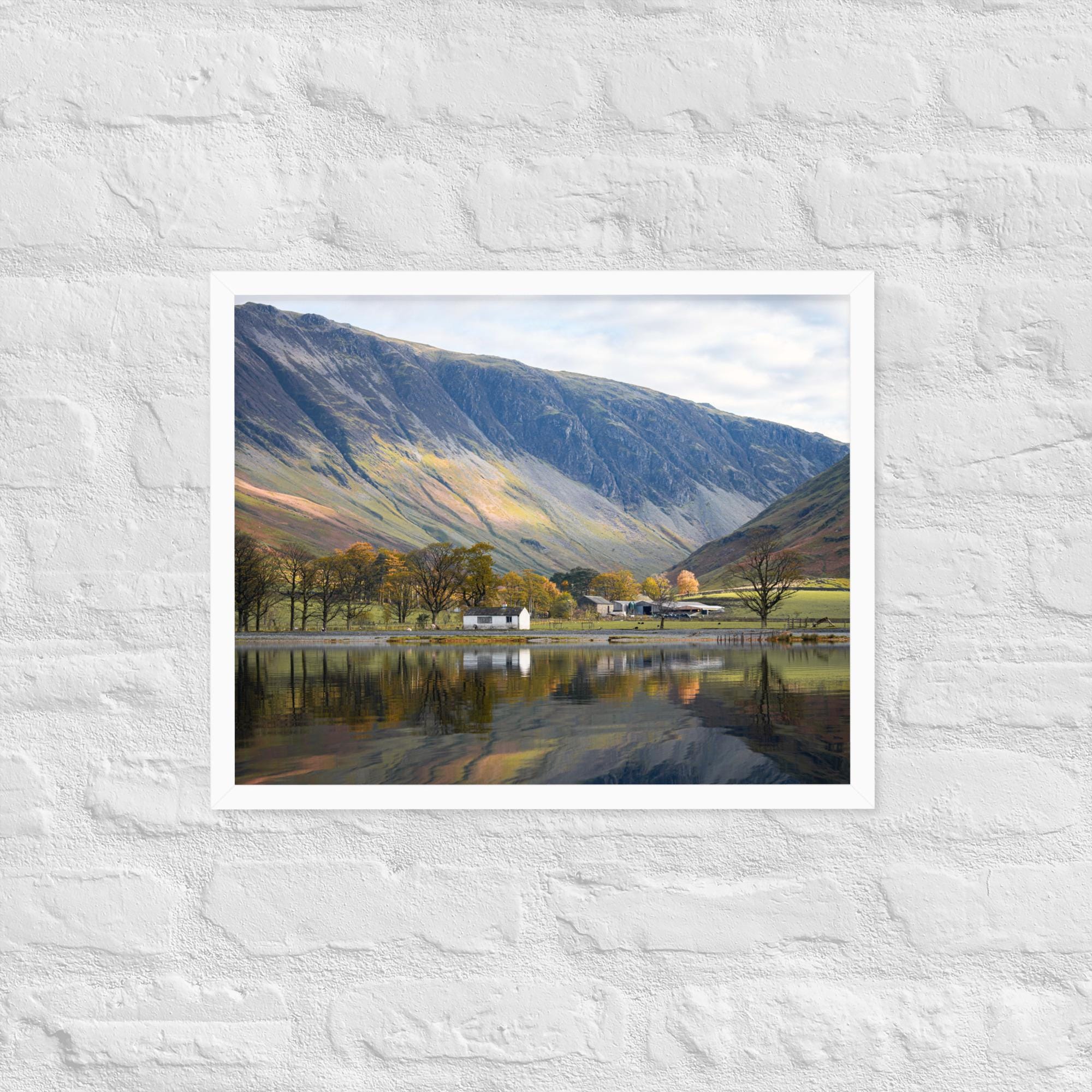 Calm Reflection, Buttermere | Framed Print, Multiple Sizes Available